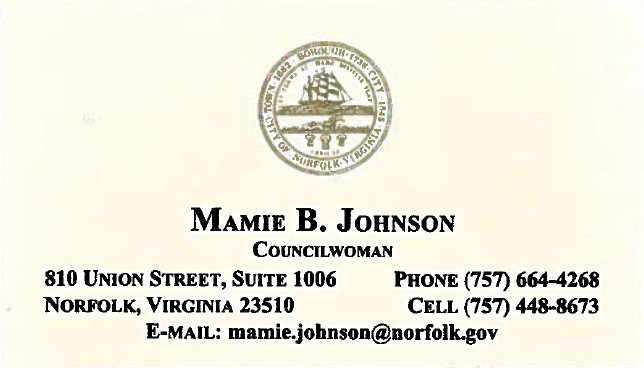 Mamie B Johnson, Councilwoman